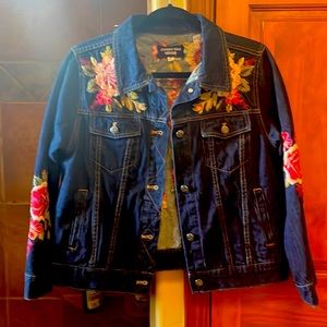 Johnny Was denim jacket NWOT